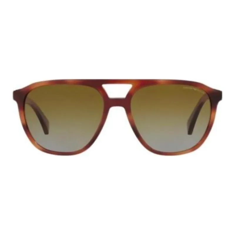 EMPORIO ARMANI - Aviator Sunglasses Men's Brown-1