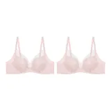 Small Bust Gathering-Lotus Pink+Dusty Pink