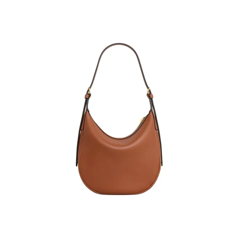 CELINE Soft Cow Leather Crossbody Bag, Shoulder Bag Women's Tawny-3