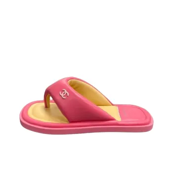 CHANEL Flip Flops Women's Purple