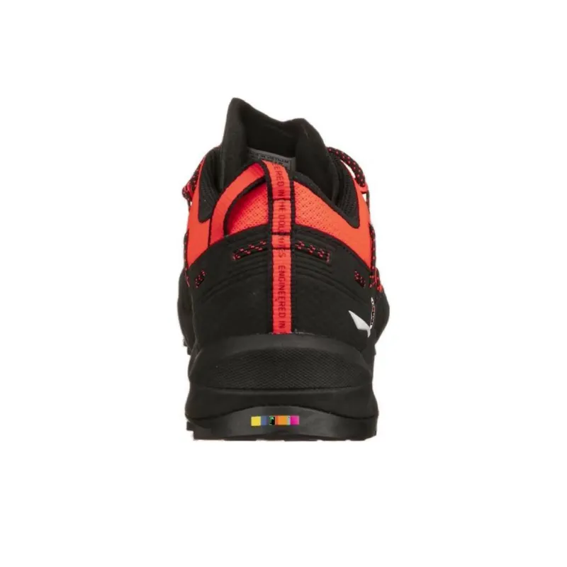 SALEWA Cushioned Anti-Slip Wear-Resistant And Water-Resistant Low-Top Trekking Shoes Women's Red Black-3
