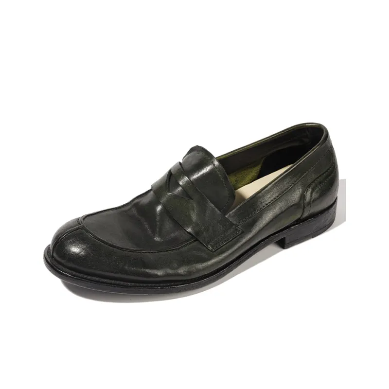 Vibram X Dreambox Loafers Men Black/Morandi Green-6
