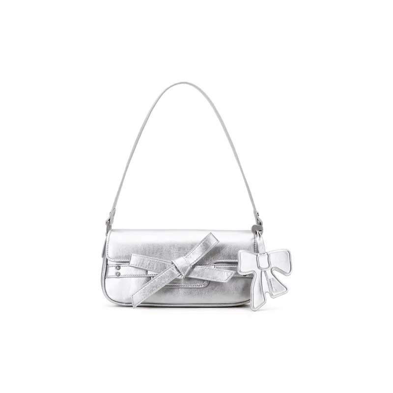 VANWALK PU Handbag, Shoulder Bag Women's Black/Blue/Silver-11