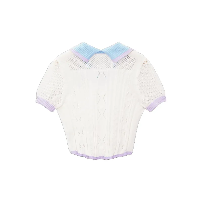 CHAU·RISING Polo Shirt Women's White-1