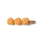 Green Peel Half-Peel Orange Hair Clip