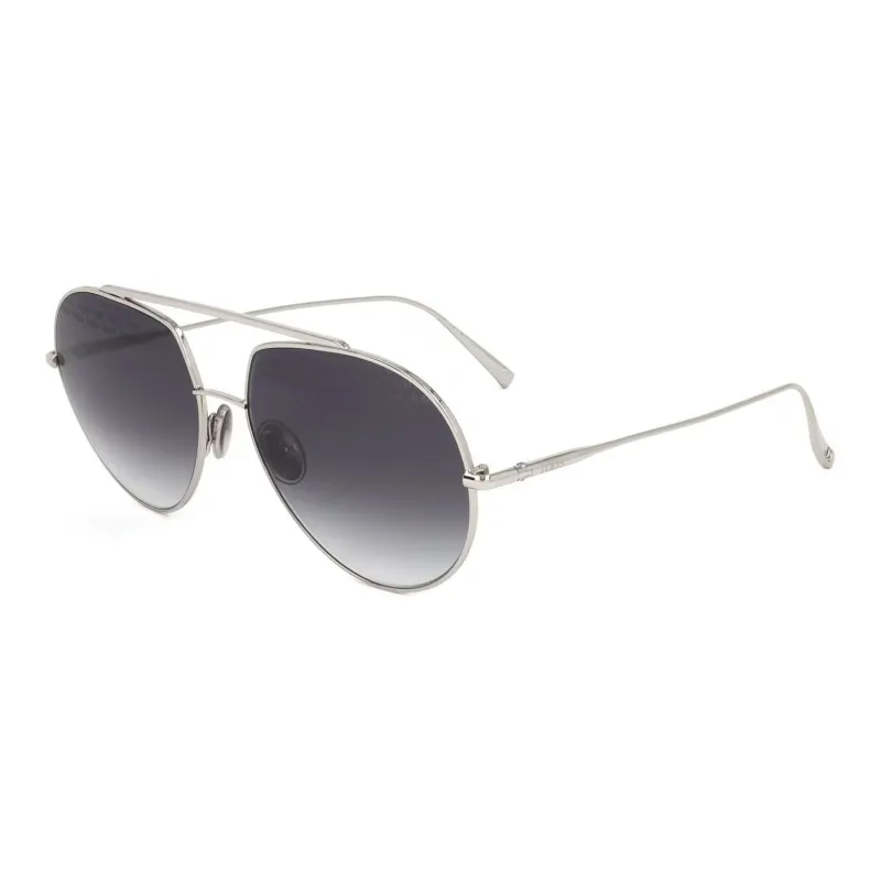 TOD'S Metal Aviator Sunglasses Unisex Silver-0