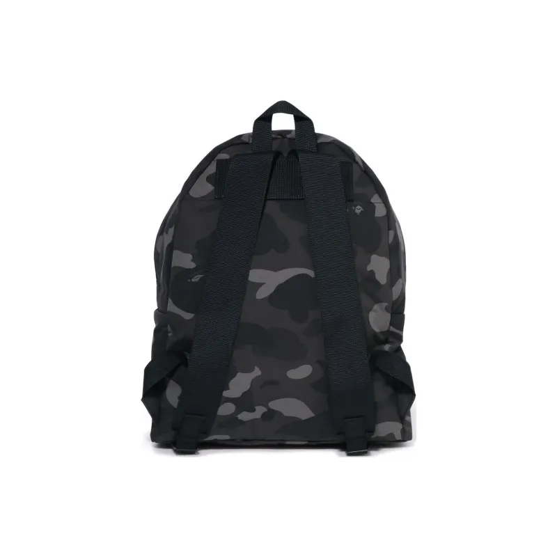 BAPE BLACK Nylon Backpack Unisex Black-2