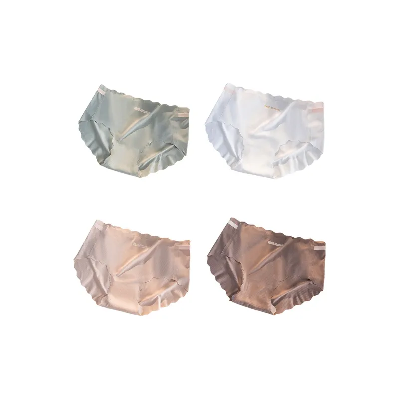 Flowers In Water Underpants Women's 4 Pack-2