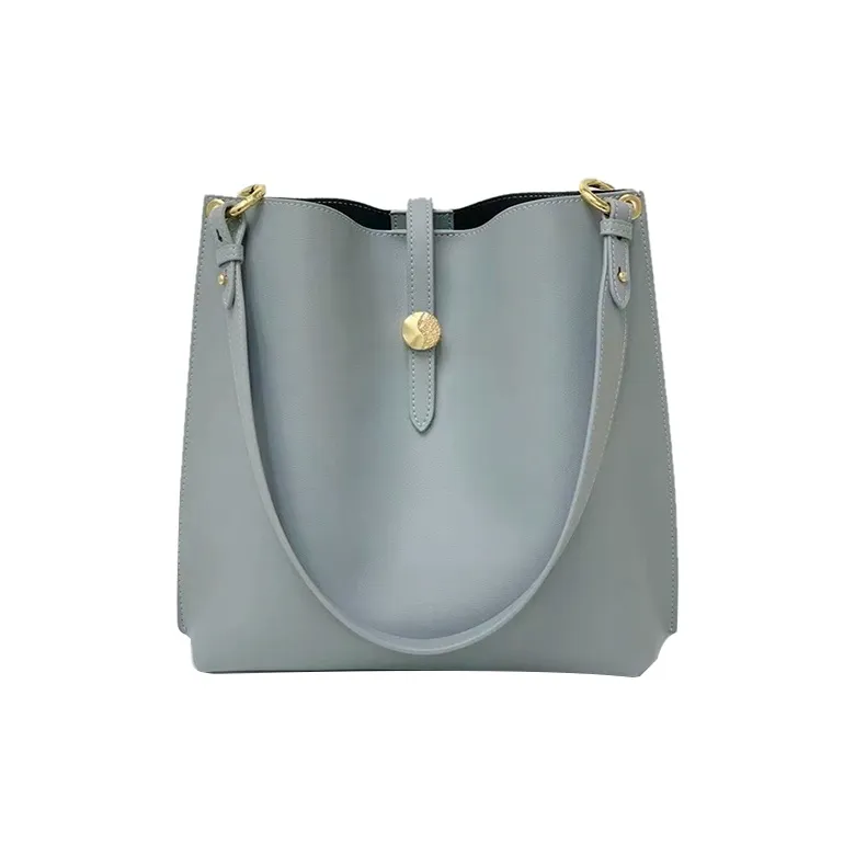 YOCAMU Genuine Leather Tote Bag Shopping Bag Portable Crossbody Bag Shoulder Bag Women's Multicolor-9