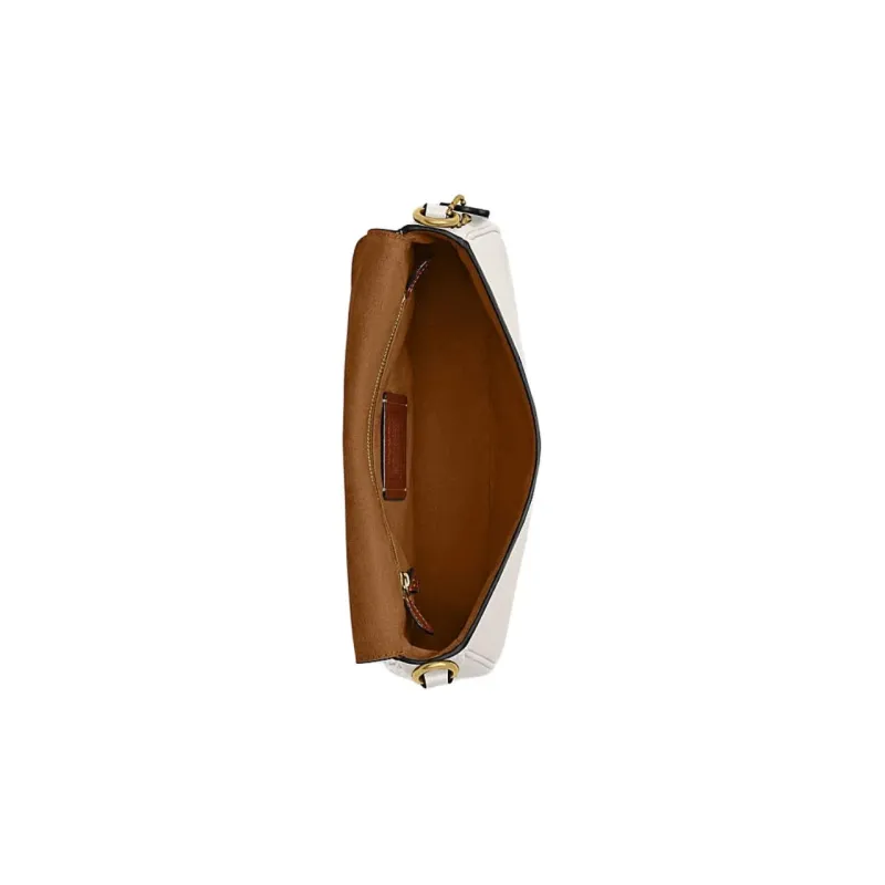COACH Legacy Cow Leather Portable Crossbody Bag, Shoulder Bag Women's B4 & Chalk White-3