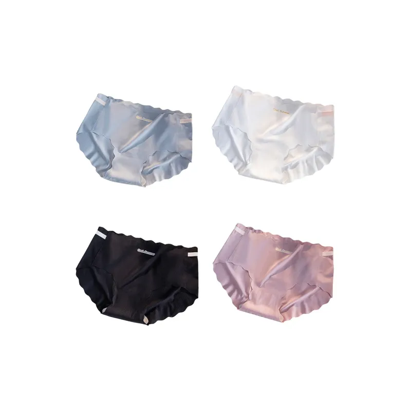 Flowers In Water Underpants Women's 4 Pack-12