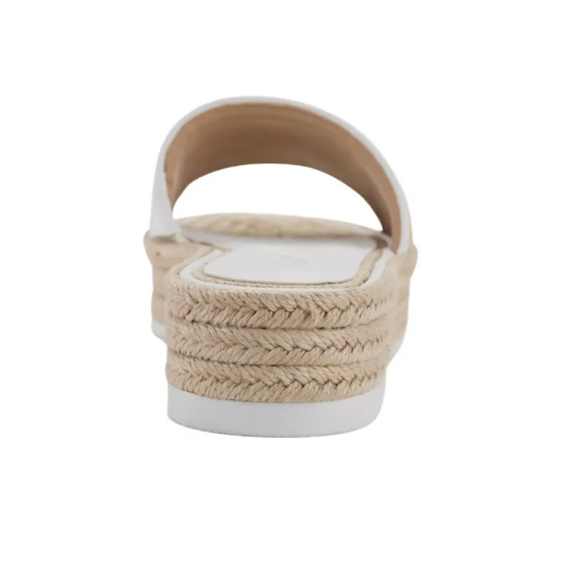 DKNY Slide Slippers Women's White-3