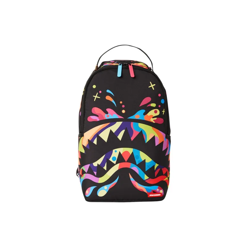 SPRAYGROUND Fabric Backpack Mini Unisex Black & Multicolor-0