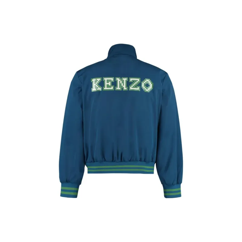 KENZO Pixel Logo Zipped Jacket-1