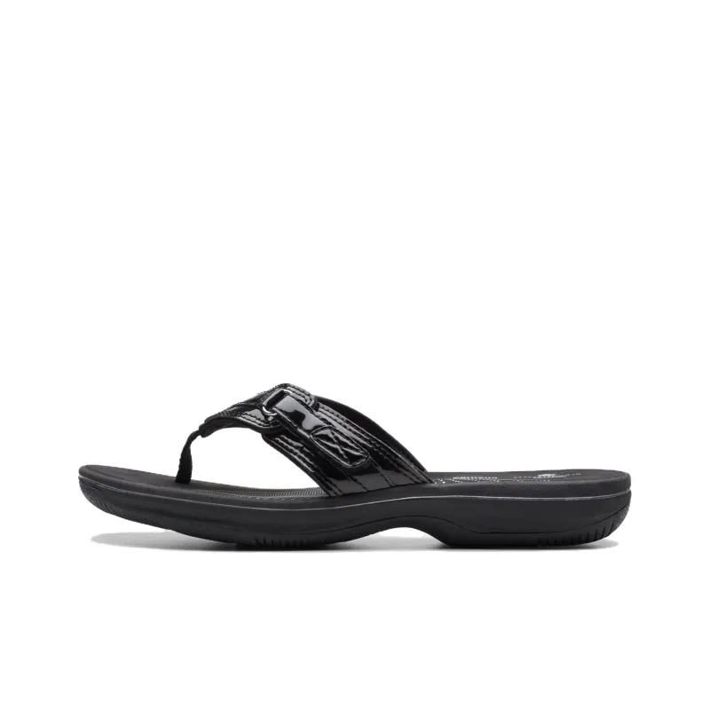Clarks Flip Flops Women's Black-0