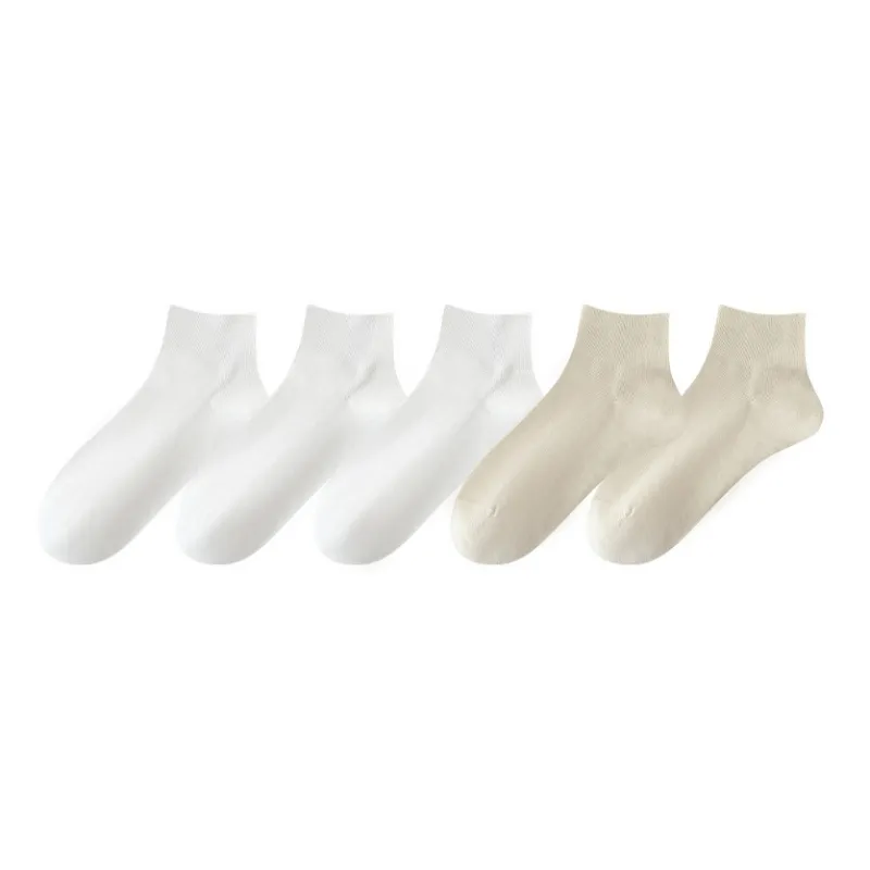 MIIOW Mid Calf Socks Women's 5 Pack-12