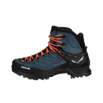 SALEWA GORE-TEX Anti-Slip And Wear-Resistant Water-Resistant Mid-Top Trekking Shoes Men's Blue