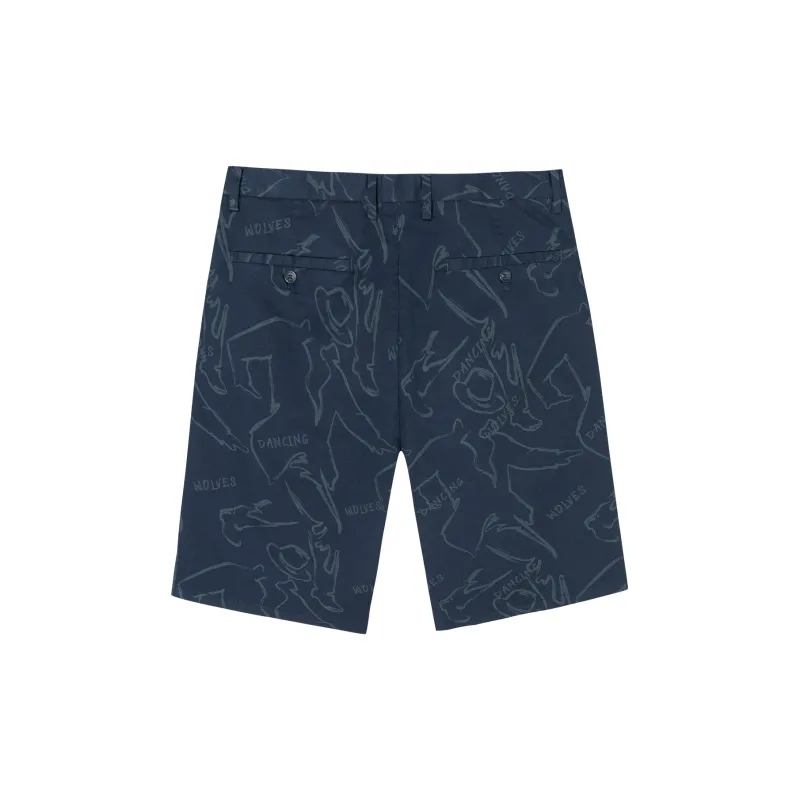 Dance With Wolves Casual Shorts Men's-1