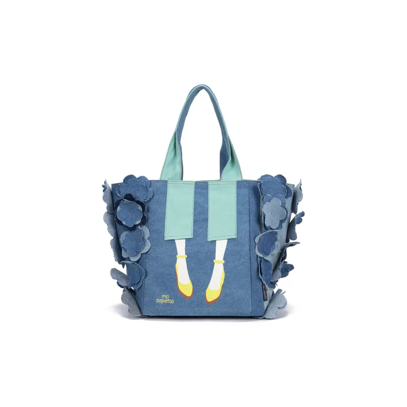 MISZAPATOS Denim Shoulder Bag Women's-0
