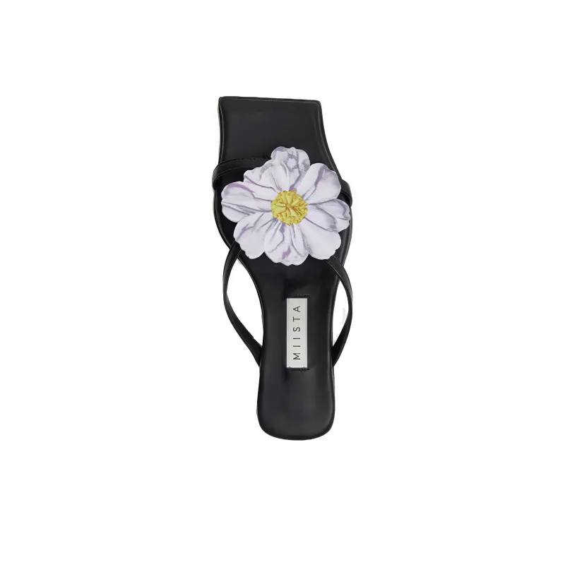 MIISTA Flip Flops Women's Black-3
