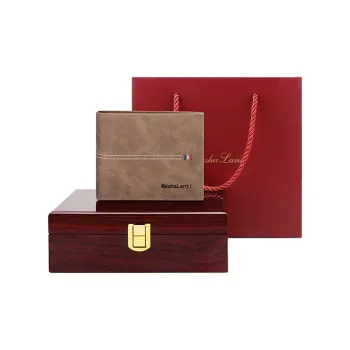 MashaLanti PU Leather Polyurethane Card Holder Wallet Coin Purse Regular Men's Coffee