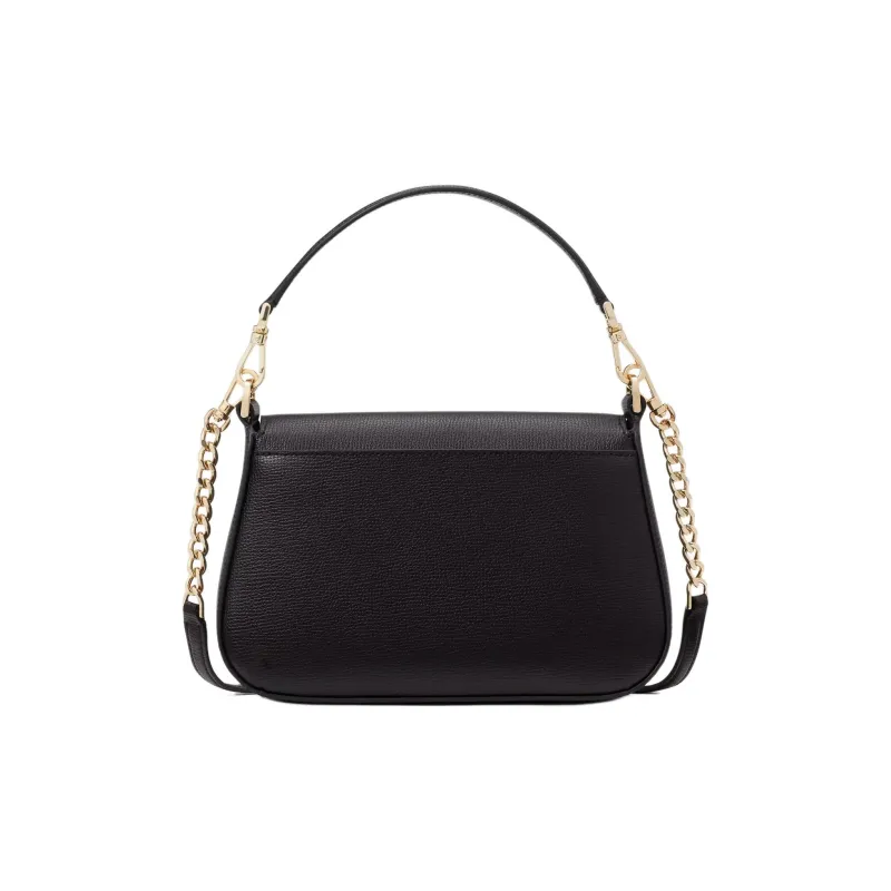 Kate Spade Grain Leather Handbag, Shoulder Bag, Crossbody Bag Women's Black-2