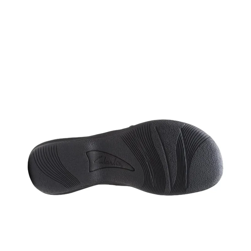 Clarks EVA Flip Flops Women's Charcoal Black-5