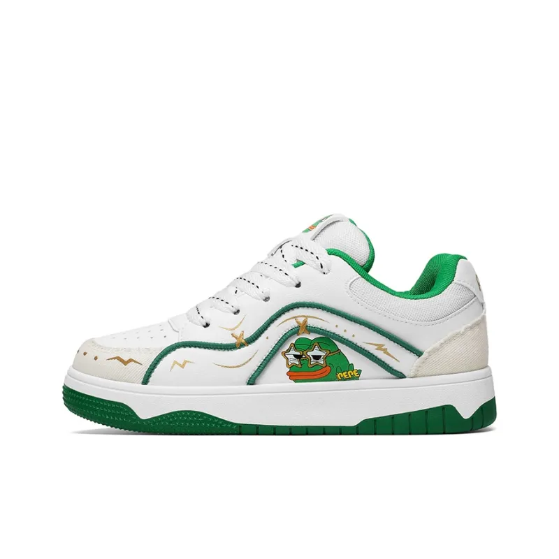Pepe The Frog Low Top Skateboard Shoes Unisex-15