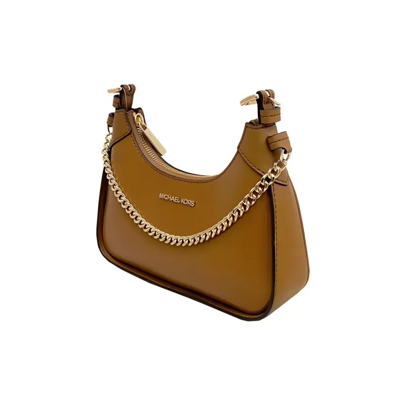 MICHAEL KORS Wilma Leather Shoulder Bag, Crossbody Bag Women's Olive Brown-2