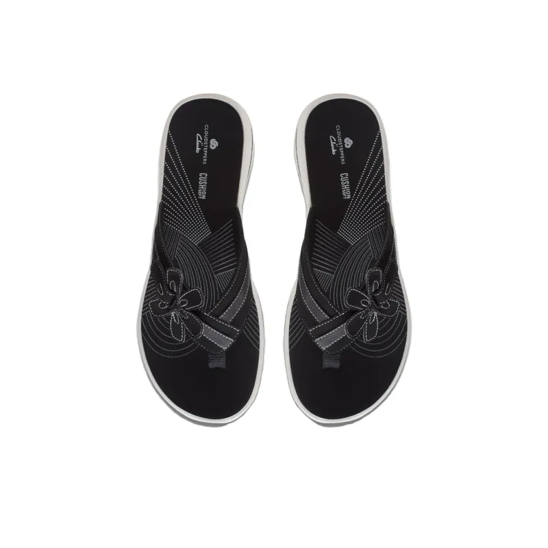 Clarks EVA Flip Flops Women's Black-4