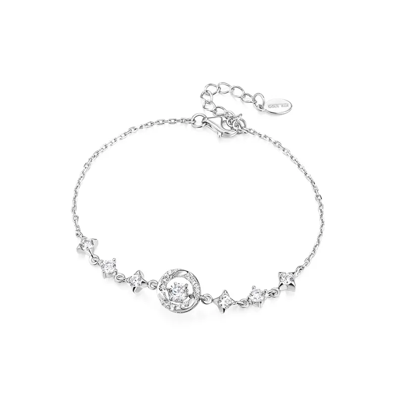 KADER 925 Sterling Silver Bracelets Women's Silver White, Festival Gift, Box Good Luck-1