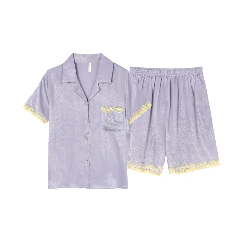 CAIHENGTONG Pajama Set Women's Black-12
