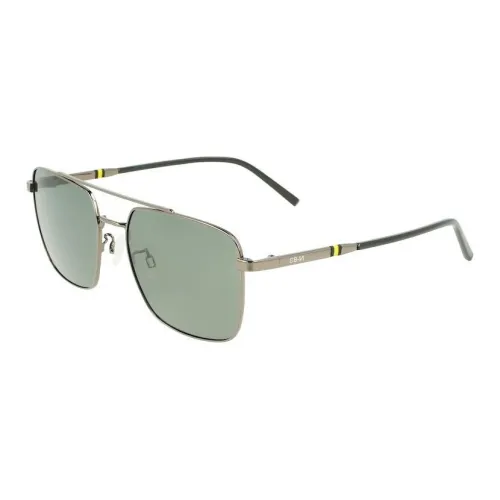 NAUTICA Metal Square Sunglasses Unisex Silver