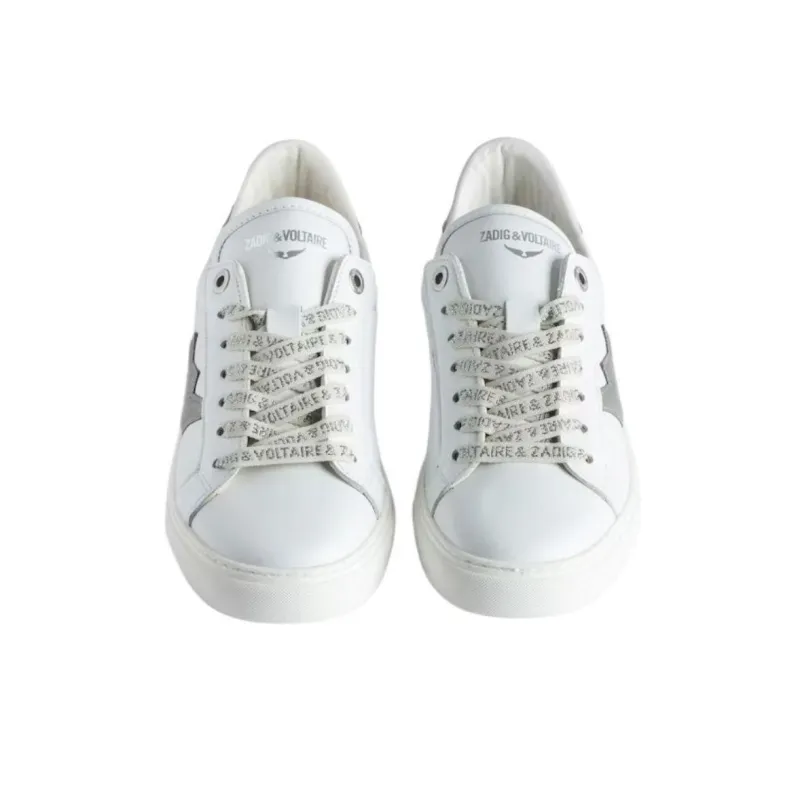 Zadig&Voltaire ZV1747 La Flash Leather Sneakers-2