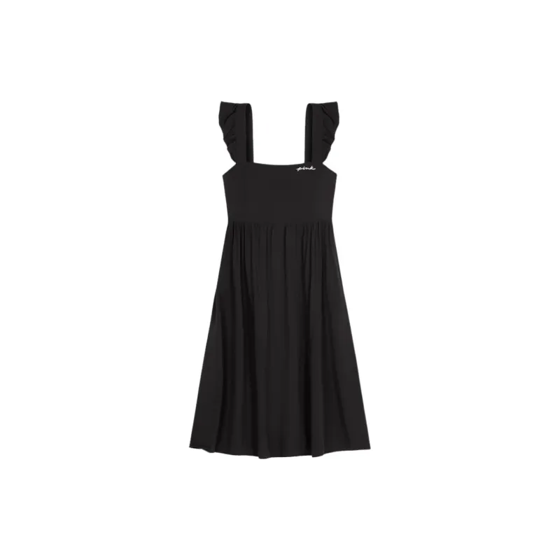 Victoria's Secret PINK Nightgown Women's Black-0