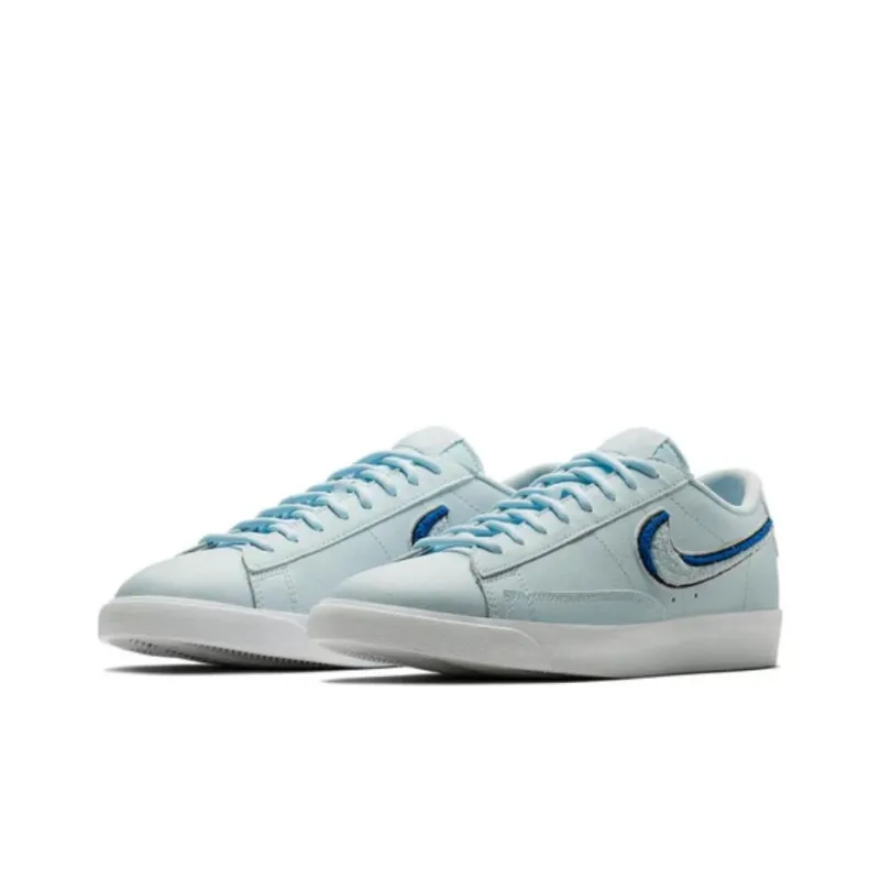 Nike Blazer Low 3D Chenille Swoosh Blue Tint-2