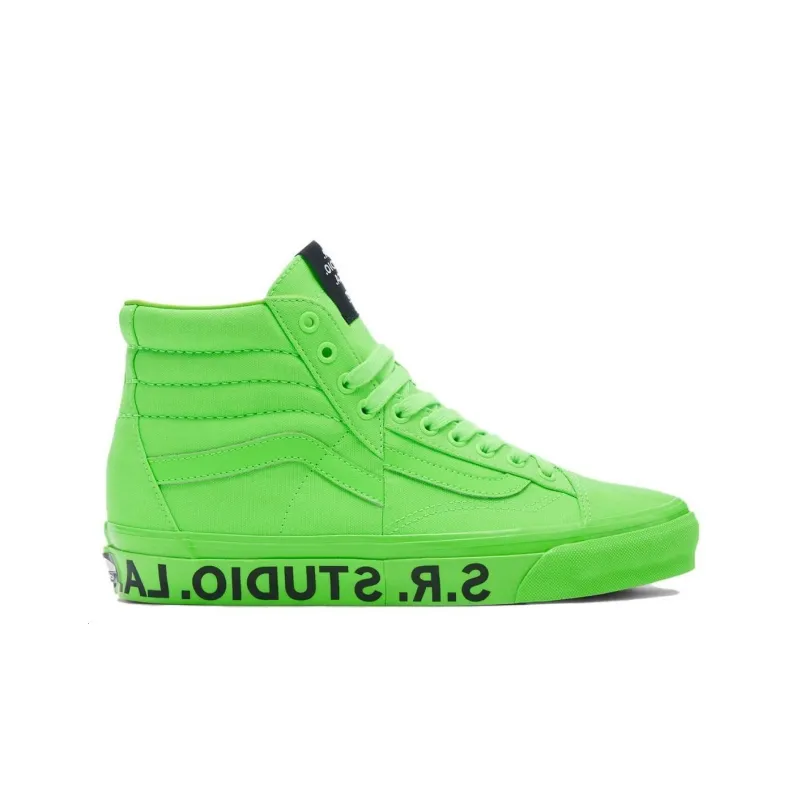 Vans Otw Sk8 Hi Clash The Wall SR. Studio LA. Ca Green Gecko-1