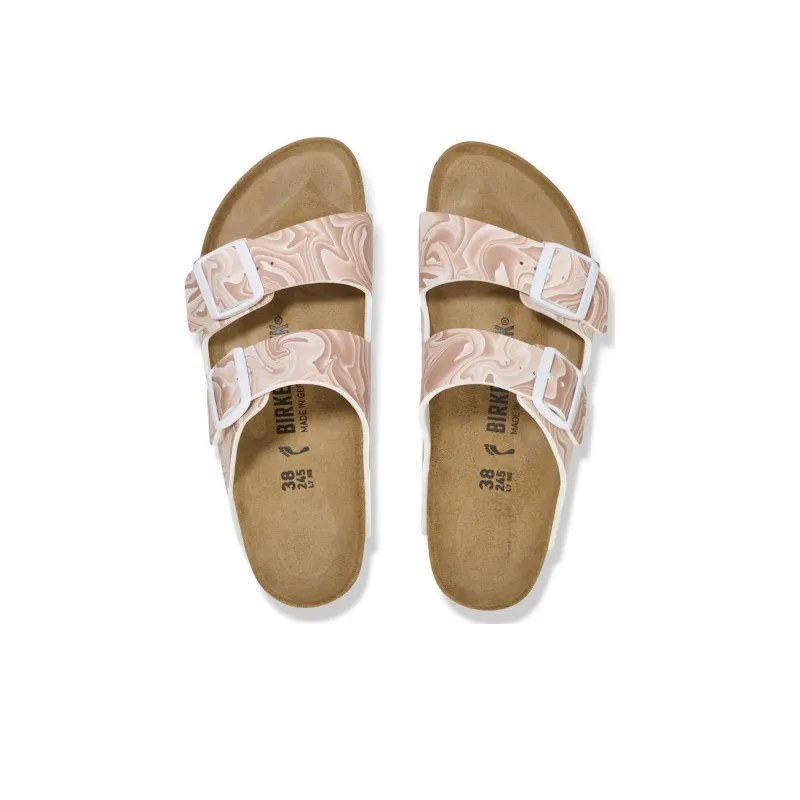 Birkenstock Arizona Slide Slippers Women's Nude Regular-4