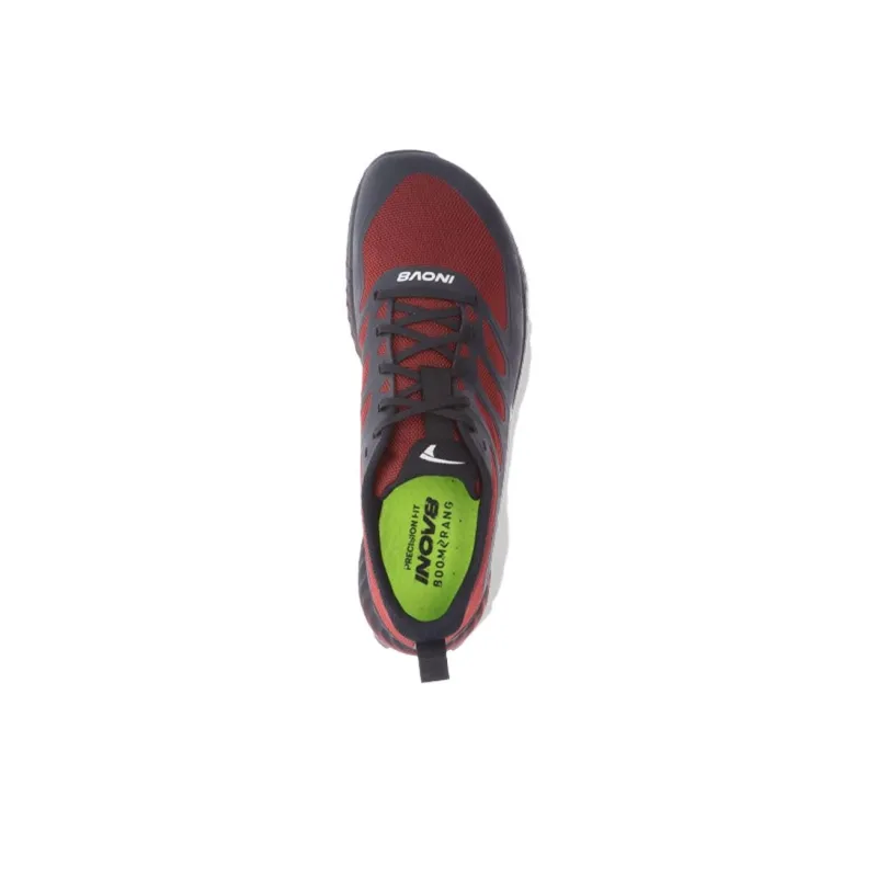 INOV-8 Cushioned Slip-Resistant Low-Top Trail Running Running Shoes Men's Red Black-3