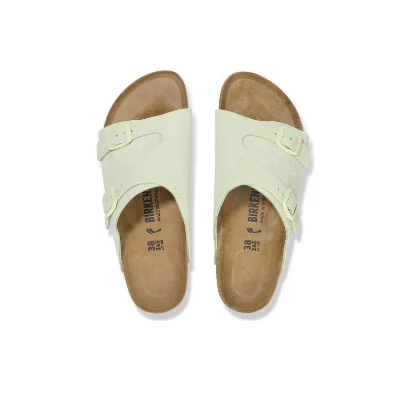 Birkenstock Zurich Slide Slippers Unisex Green Narrow-4