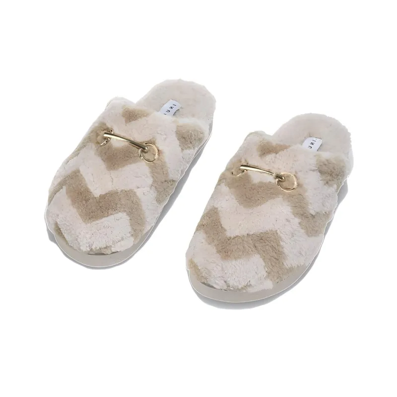 Inuikii Wrap-toe Slippers Women's Brown-2