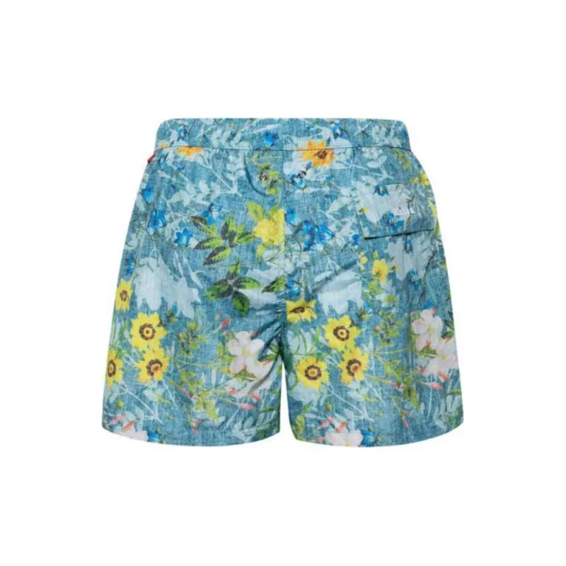 KITON Floral print Swim Shorts-1