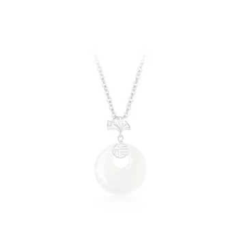 Thuban Ark Chalcedony Jade Necklaces Women's
