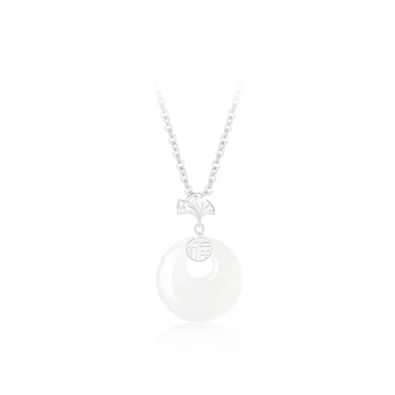 Thuban Ark Chalcedony Jade Necklaces Women's-0