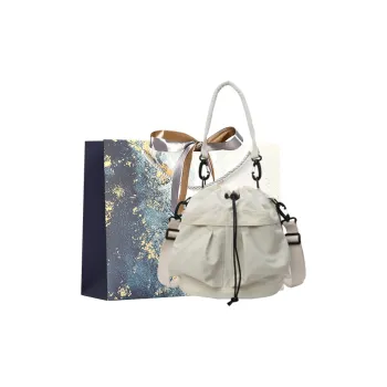 Iman's House Canvas Canvas Bag Double-Shoulder One Shoulder Handbag Women's