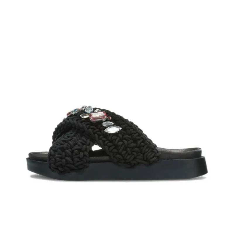 Inuikii Slide Slippers Women's Black-0