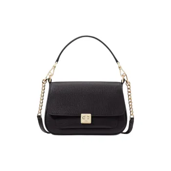 Kate Spade Grain Leather Handbag, Shoulder Bag, Crossbody Bag Women's Black
