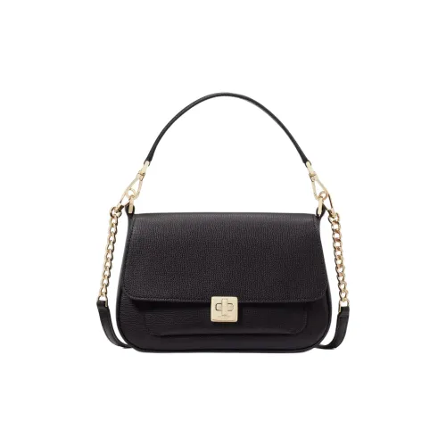 Kate Spade Grain Leather Handbag, Shoulder Bag, Crossbody Bag Women's Black