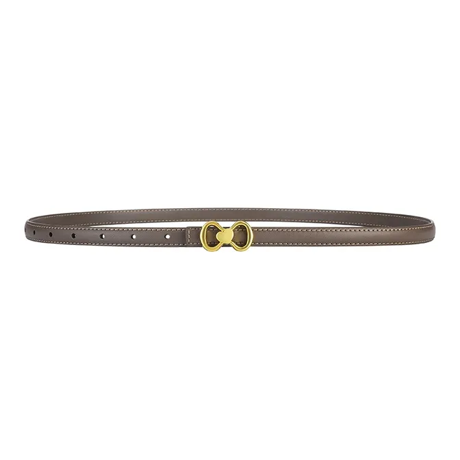 CARTELO Cow Split Leather Belts Women's Width 1.5CM-1