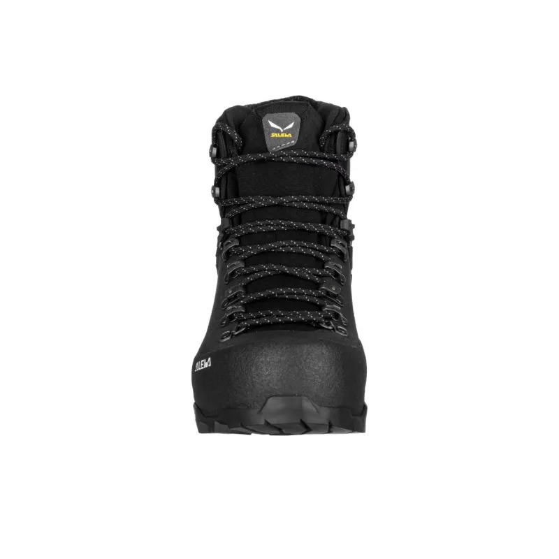 SALEWA ORTLES ASCENT MID GORE-TEX Anti-Slip And Wear-Resistant Water-Resistant High-Top Trekking Shoes Men's Black-2
